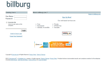 Tablet Screenshot of freemail.billburg.com